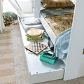 Ashbury White Storage Bunk Bed with Storage Drawer