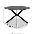 Ashen 120cm Round Dining Table from Roseland Furniture
