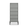Kenton 5 Drawer Tall Boy Chest Dusk Grey from Roseland Furniture