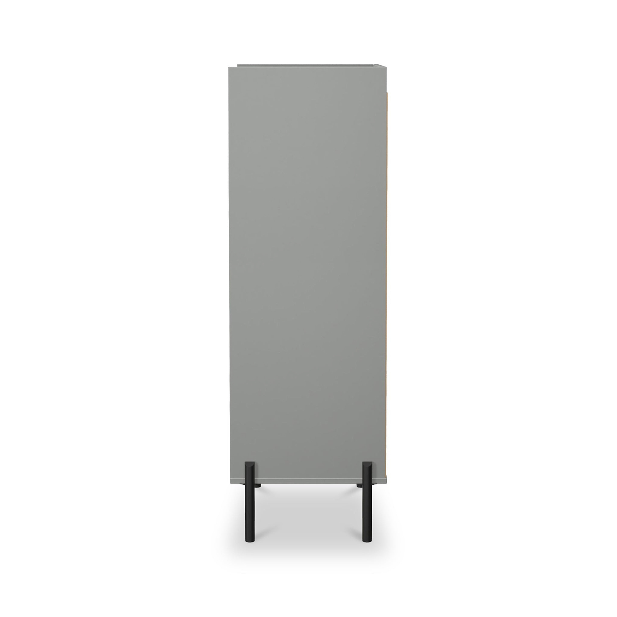 Kenton 5 Drawer Tall Boy Chest Dusk Grey from Roseland Furniture
