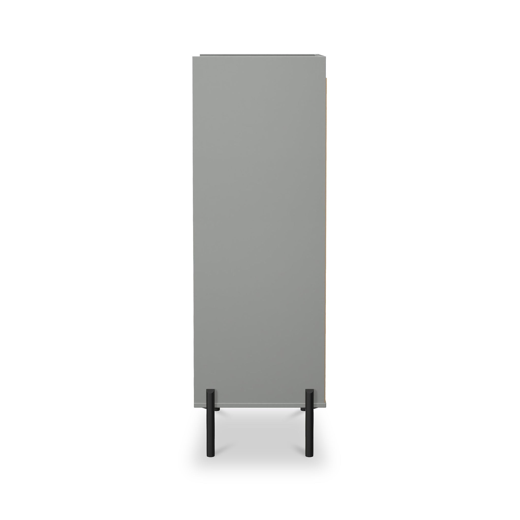 Kenton 5 Drawer Tall Boy Chest Dusk Grey from Roseland Furniture
