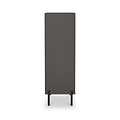 Kenton 5 Drawer Tall Boy Chest Graphite from Roseland Furniture