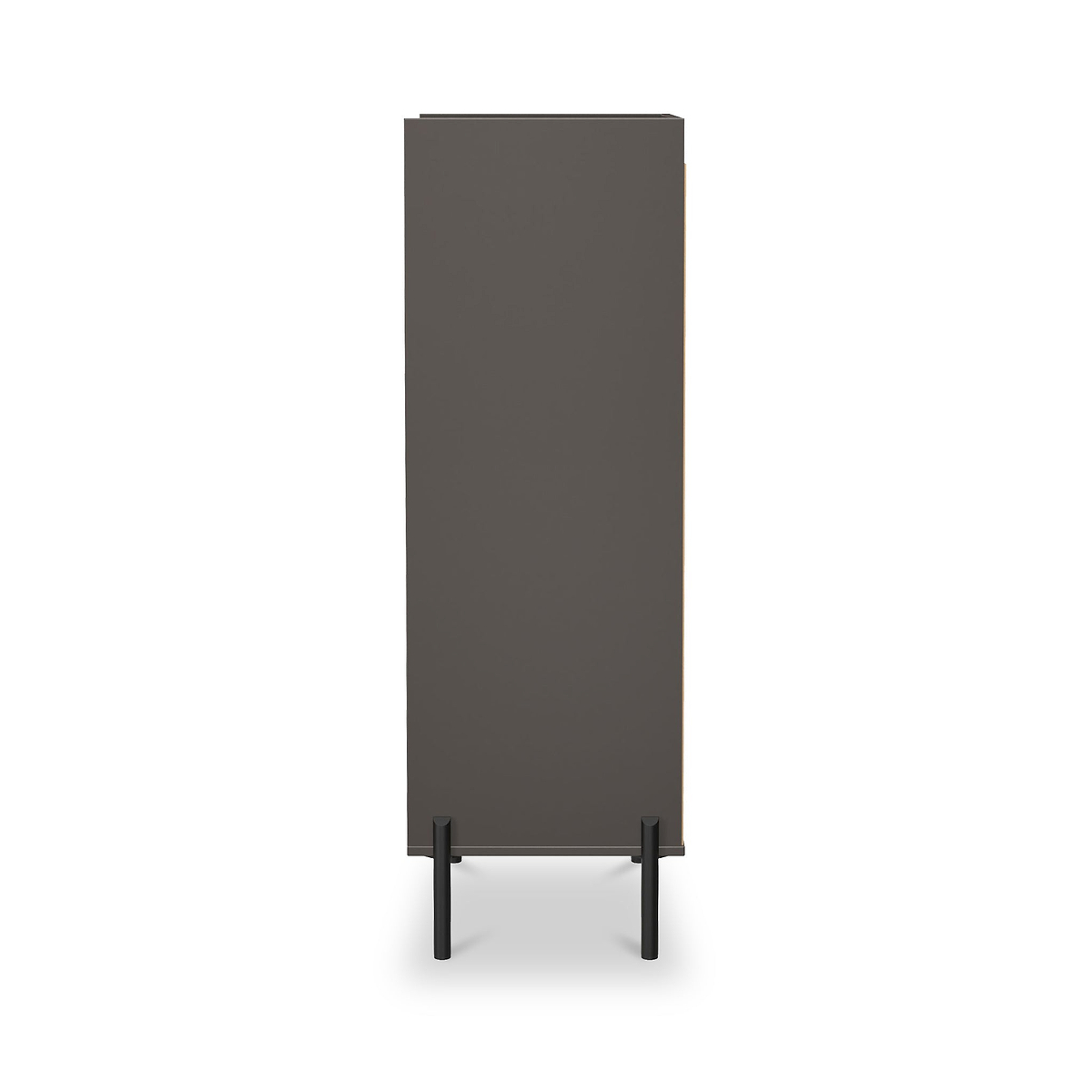Kenton 5 Drawer Tall Boy Chest Graphite from Roseland Furniture