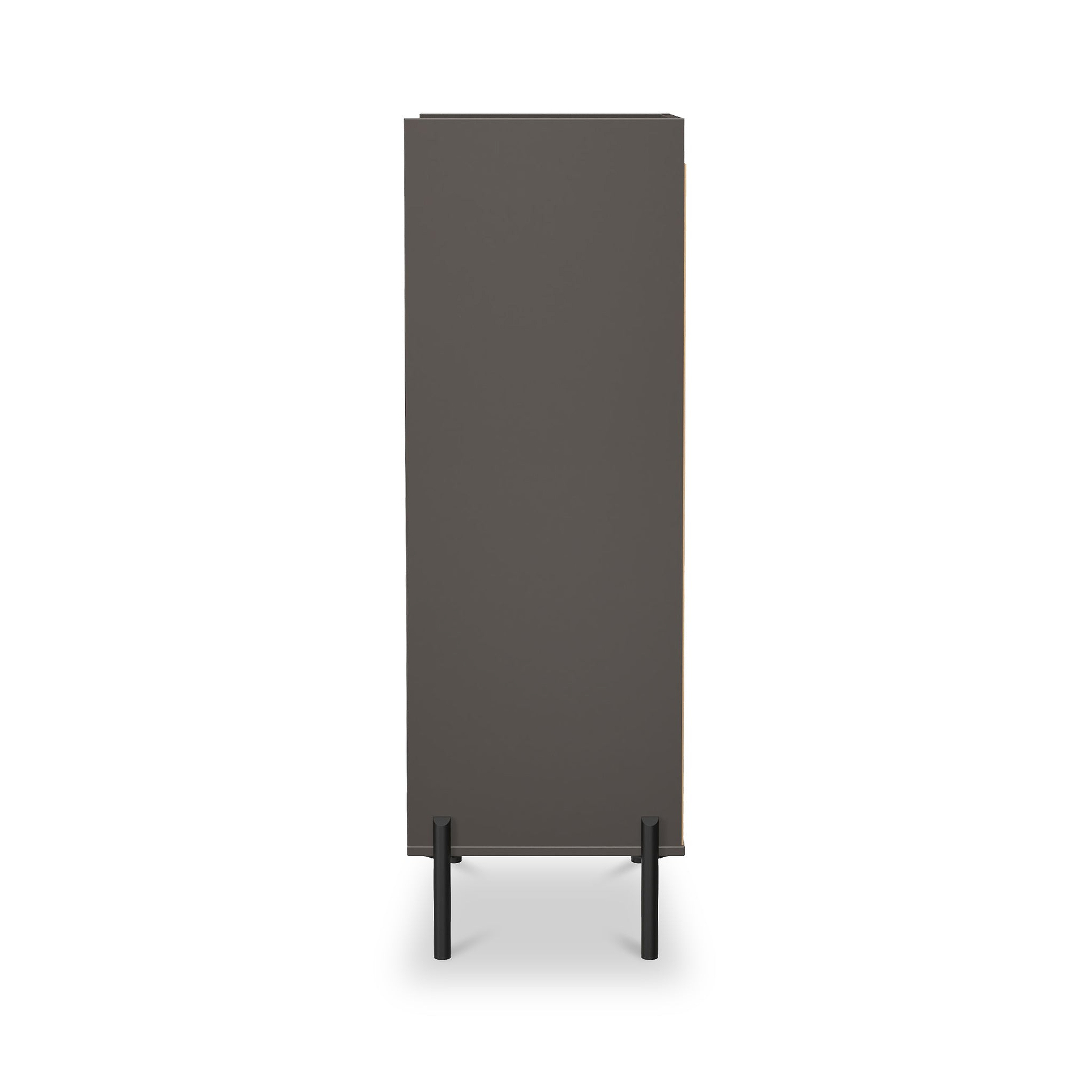 Kenton 5 Drawer Tall Boy Chest Graphite from Roseland Furniture