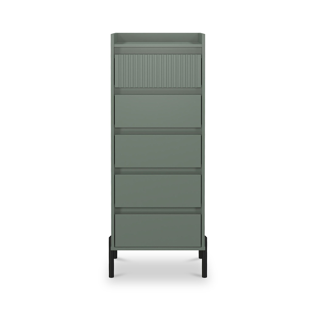 Kenton 5 Drawer Tall Boy Chest Reed Green from Roseland Furniture