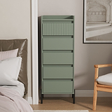 Kenton 5 Drawer Tall Boy Chest Reed Green from Roseland Furniture
