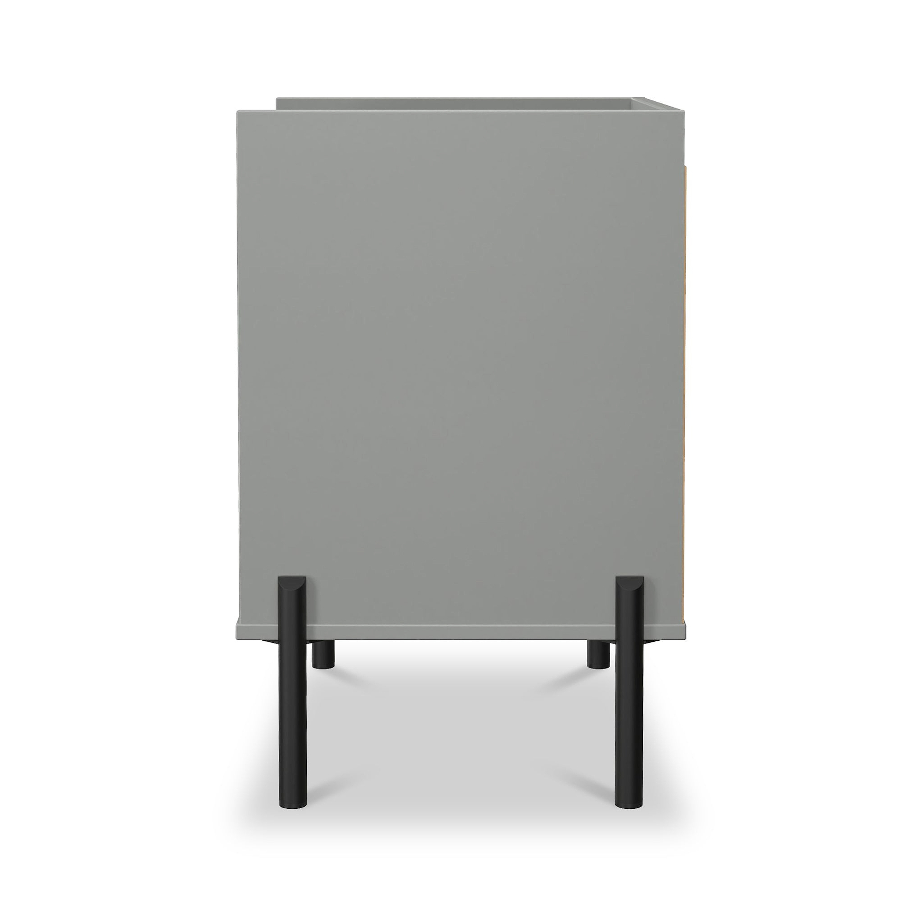 Kenton 2 Drawer Bedside Dusk Grey from Roseland Furniture