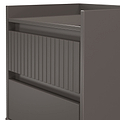 Kenton 2 Drawer Bedside Graphite from Roseland Furniture