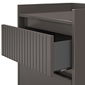 Kenton 2 Drawer Bedside Graphite from Roseland Furniture