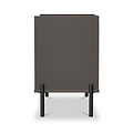 Kenton 2 Drawer Bedside Graphite from Roseland Furniture