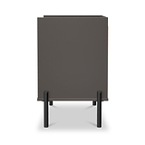 Kenton 2 Drawer Bedside Graphite from Roseland Furniture