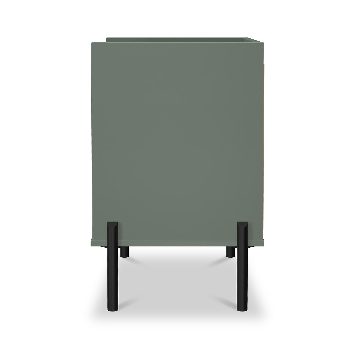 Kenton 2 Drawer Bedside Reed Green from Roseland Furniture