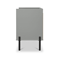 Kenton 2 Drawer Wide Bedside Dusk Grey from Roseland Furniture