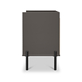 Kenton 2 Drawer Wide Bedside Graphite  from Roseland Furniture