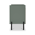 Kenton 2 Drawer Wide Bedside Reed Green from Roseland Furniture