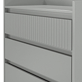Kenton 3 Drawer Chest Dusk Grey from Roseland Furniture