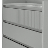 Kenton 3 Drawer Chest Dusk Grey from Roseland Furniture