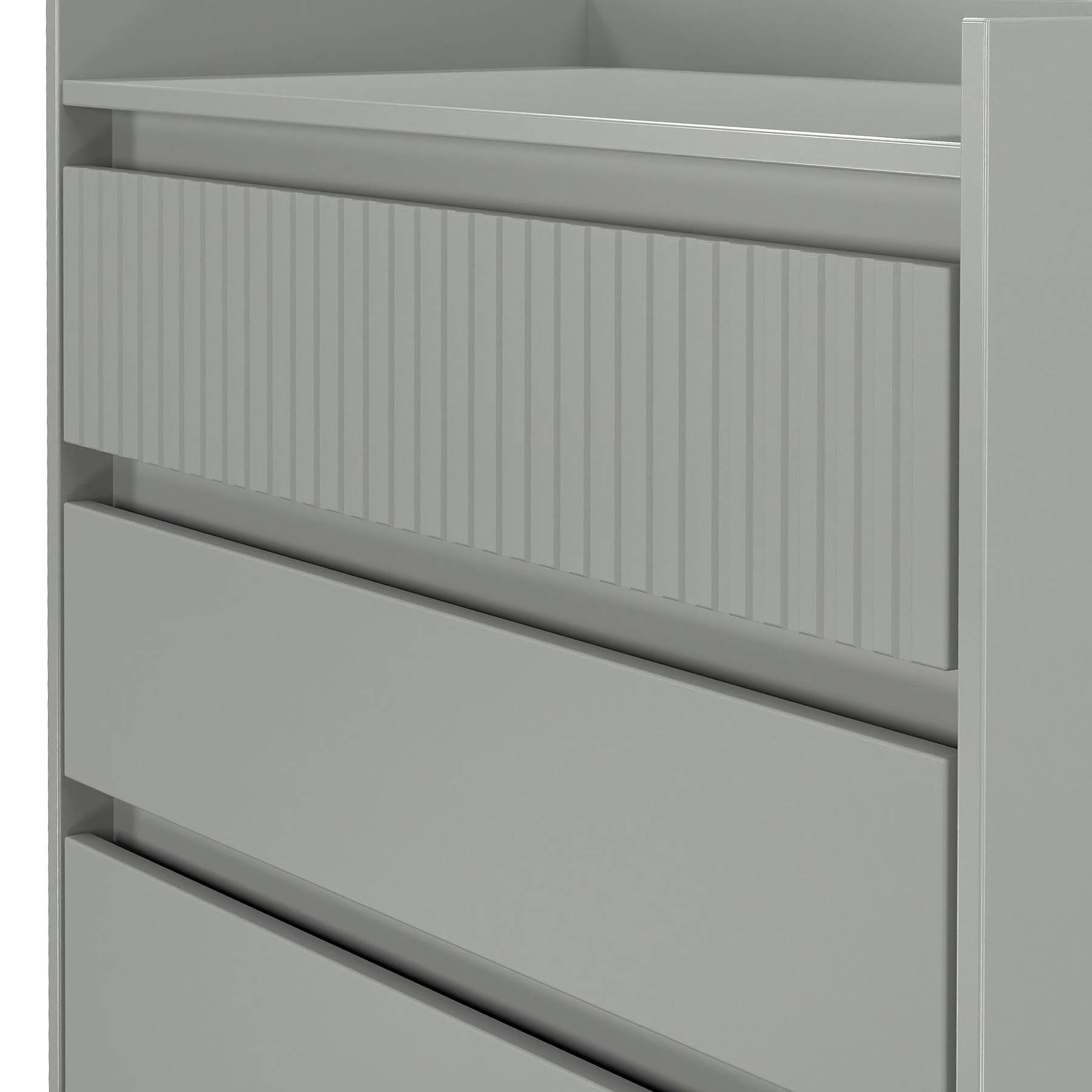 Kenton 3 Drawer Chest Dusk Grey from Roseland Furniture