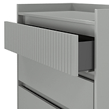 Kenton 3 Drawer Chest Dusk Grey from Roseland Furniture