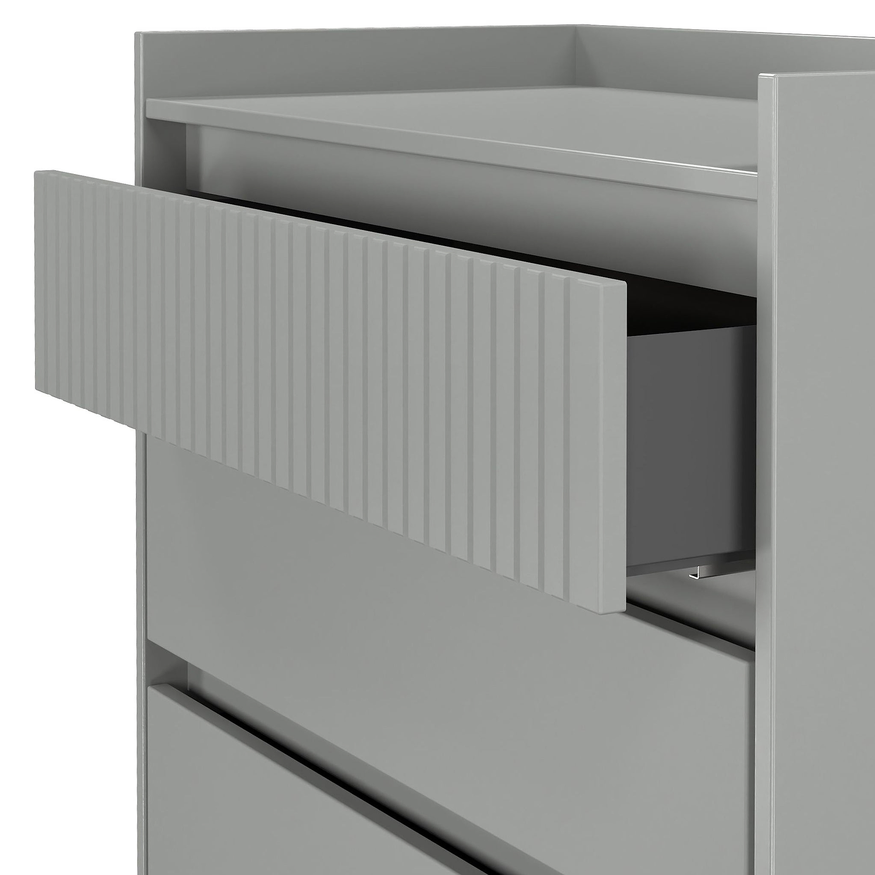 Kenton 3 Drawer Chest Dusk Grey from Roseland Furniture