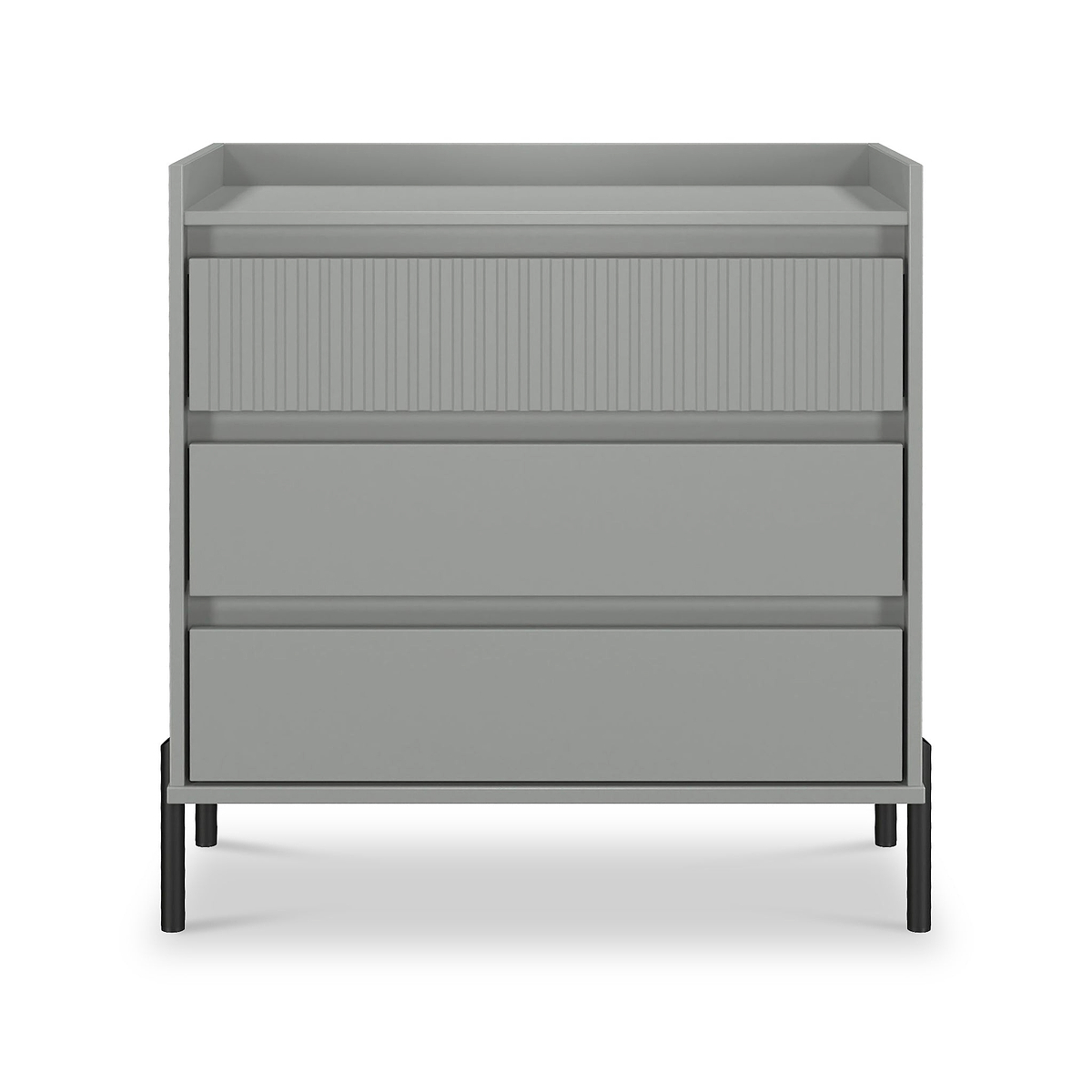 Kenton 3 Drawer Chest Dusk Grey from Roseland Furniture