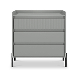 Kenton 3 Drawer Chest Dusk Grey from Roseland Furniture