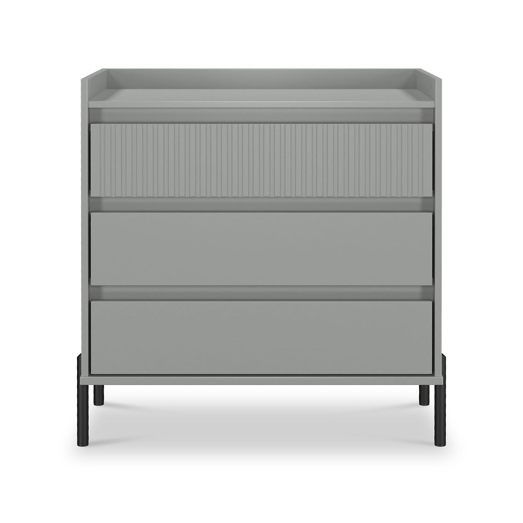 Kenton 3 Drawer Chest Dusk Grey from Roseland Furniture