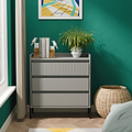 Kenton 3 Drawer Chest Dusk Grey from Roseland Furniture
