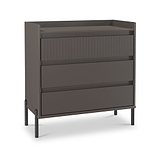 Kenton 3 Drawer Chest Graphite from Roseland Furniture