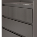 Kenton 3 Drawer Chest Graphite from Roseland Furniture
