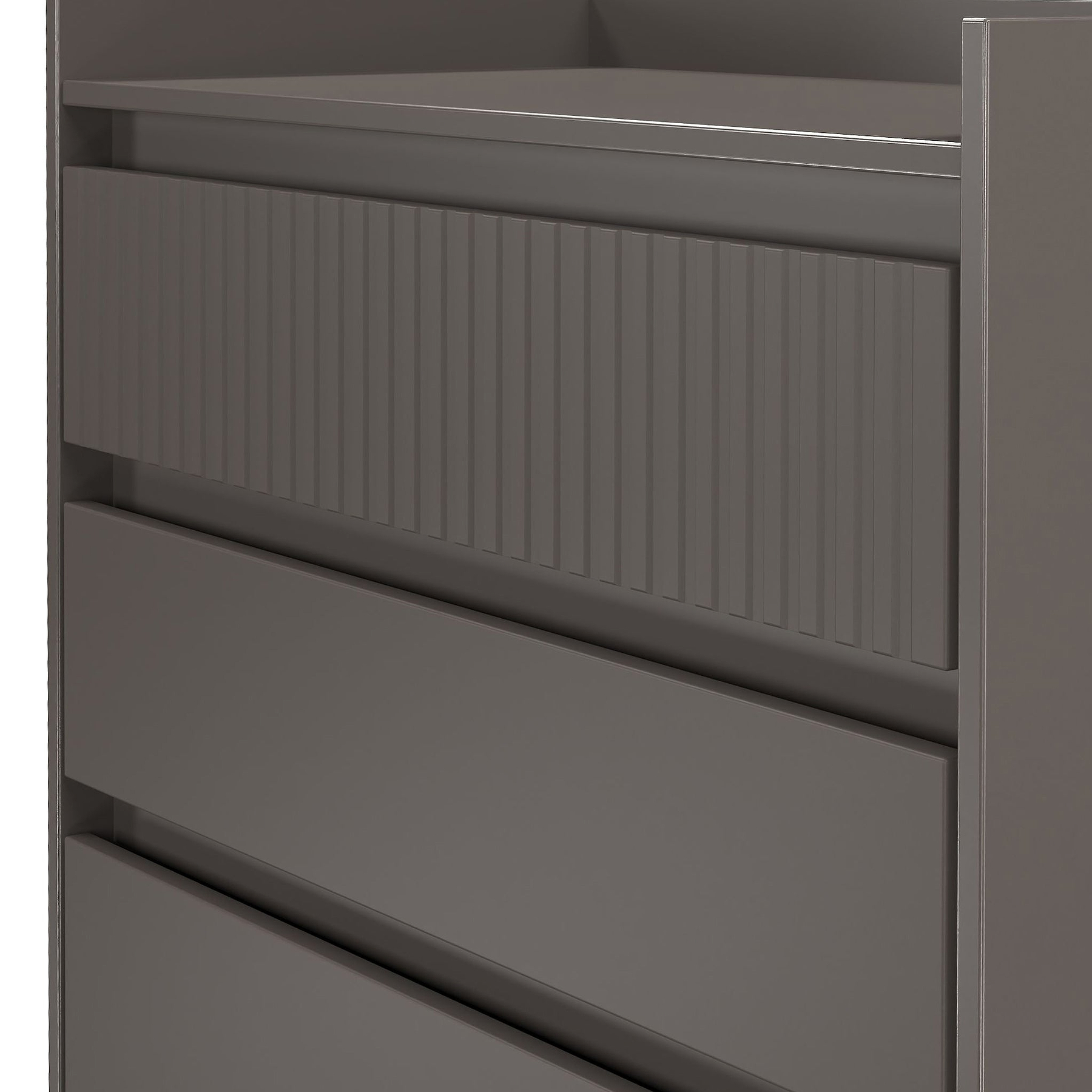 Kenton 3 Drawer Chest Graphite from Roseland Furniture