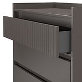 Kenton 3 Drawer Chest Graphite from Roseland Furniture