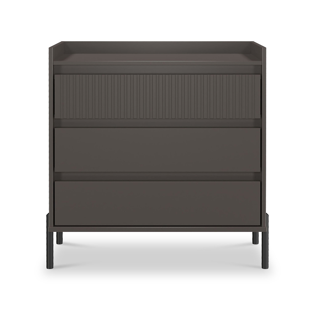 Kenton 3 Drawer Chest Graphite from Roseland Furniture