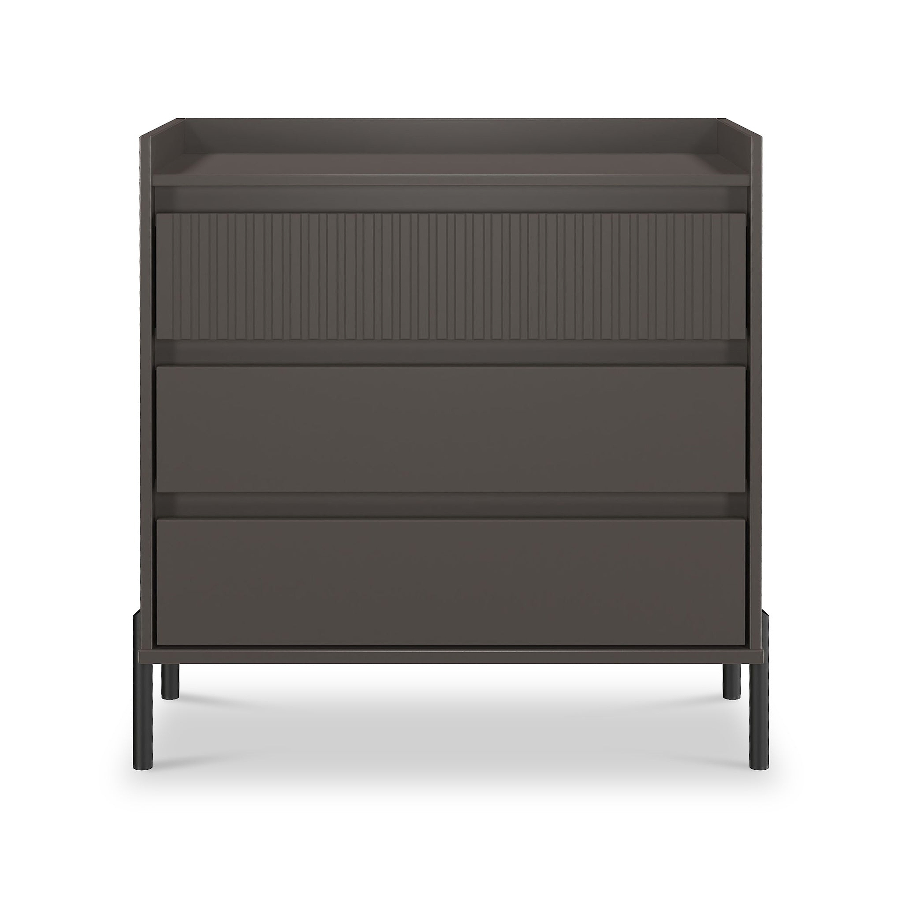 Kenton 3 Drawer Chest Graphite from Roseland Furniture