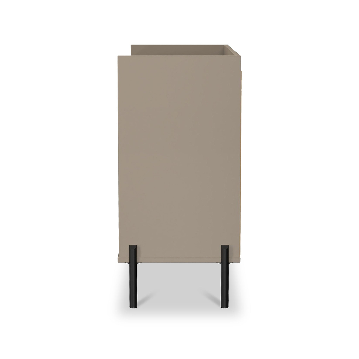 Kenton 3 Drawer Chest Mushroom Matt from Roseland Furniture