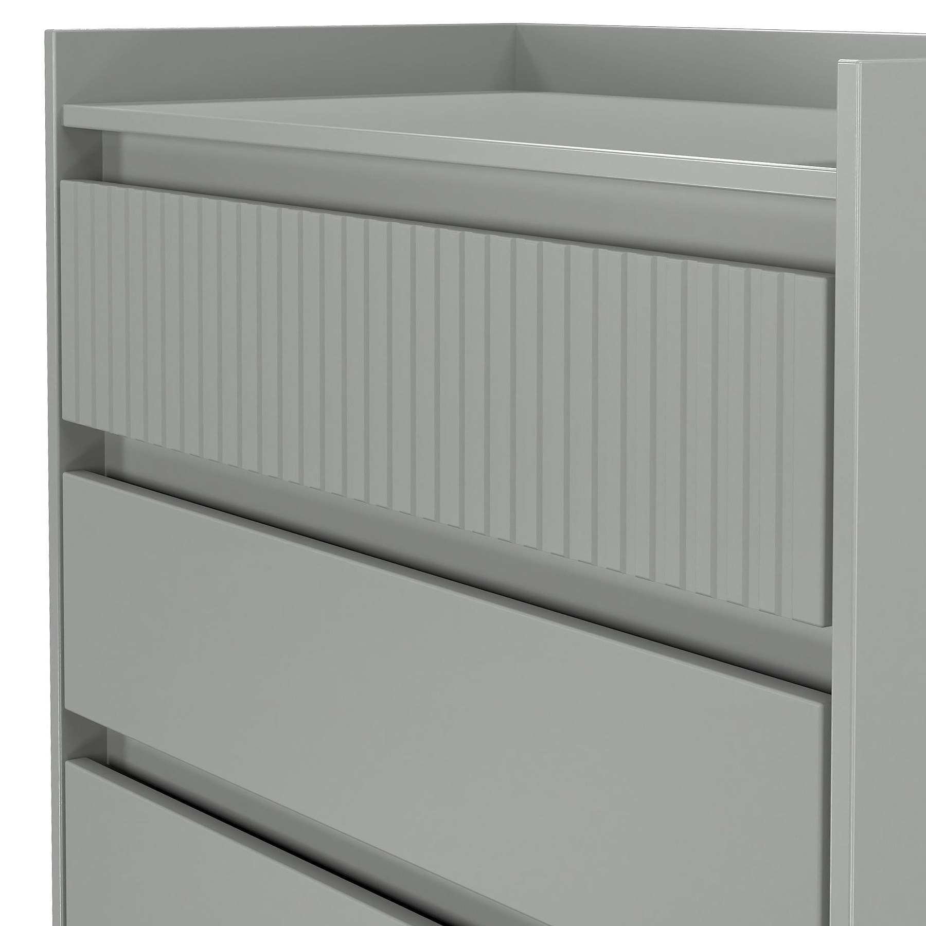 Kenton 4 Drawer Chest Dusk Grey from Roseland Furniture