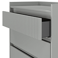 Kenton 4 Drawer Chest Dusk Grey from Roseland Furniture