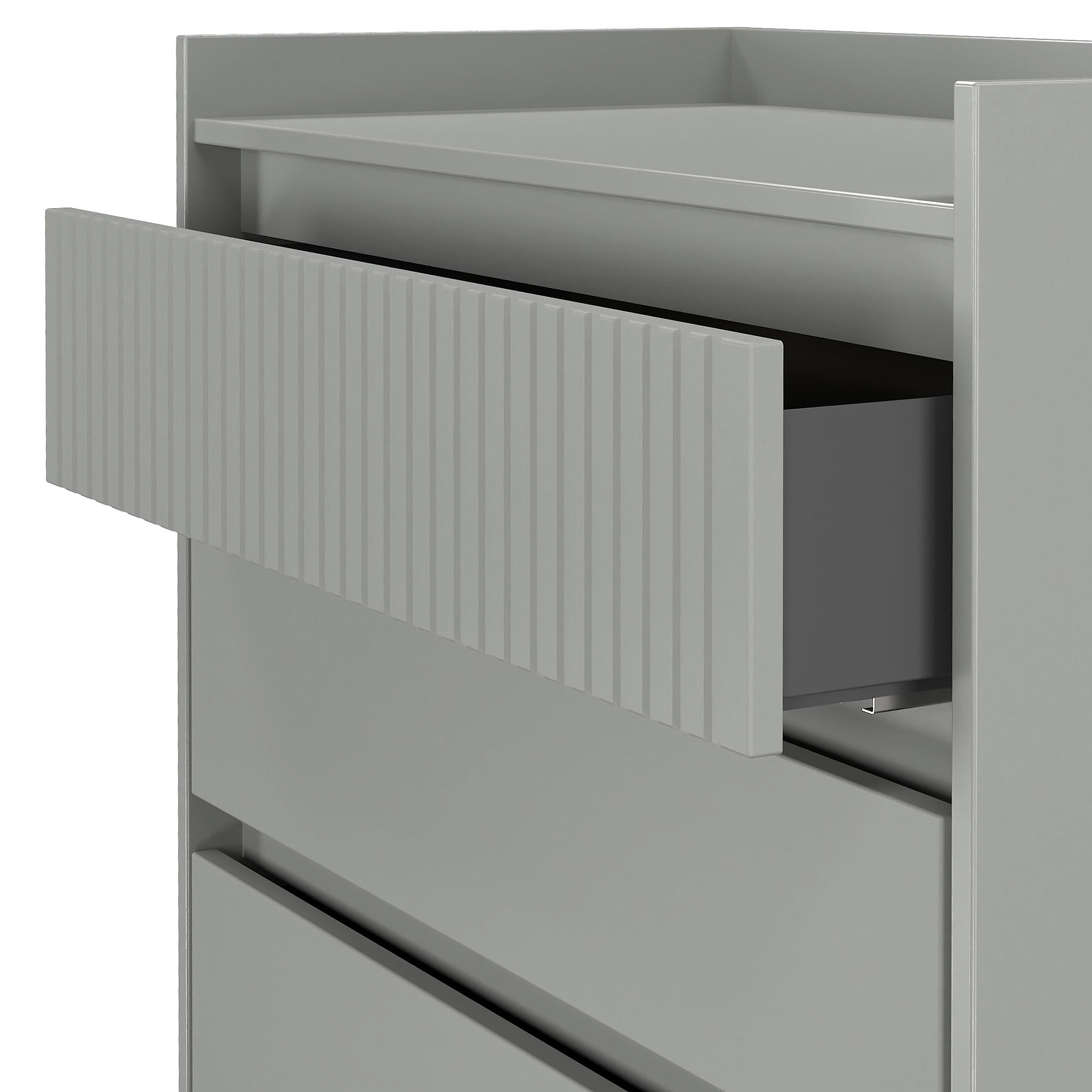 Kenton 4 Drawer Chest Dusk Grey from Roseland Furniture