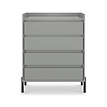 Kenton 4 Drawer Chest Dusk Grey from Roseland Furniture