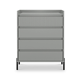 Kenton 4 Drawer Chest Dusk Grey from Roseland Furniture