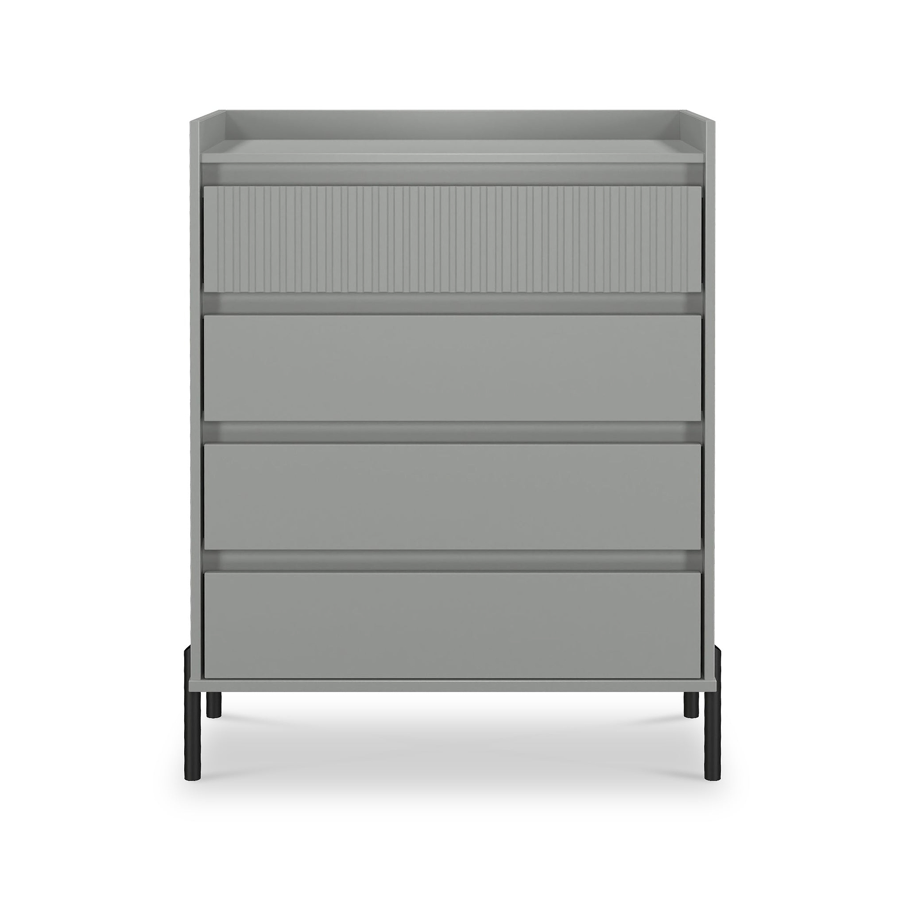 Kenton 4 Drawer Chest Dusk Grey from Roseland Furniture