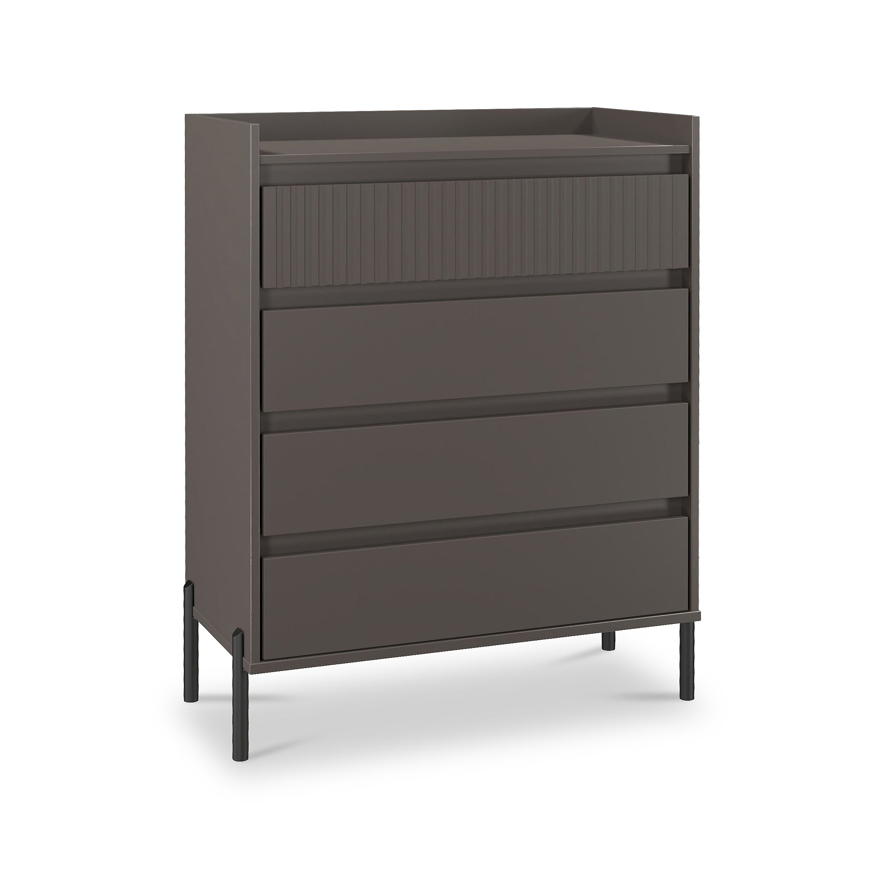 Kenton 4 Drawer Chest Graphite from Roseland Furniture