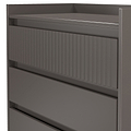Kenton 4 Drawer Chest Graphite from Roseland Furniture