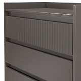 Kenton 4 Drawer Chest Graphite from Roseland Furniture