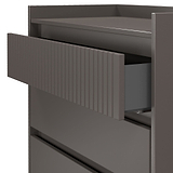 Kenton 4 Drawer Chest Graphite from Roseland Furniture