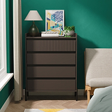 Kenton 4 Drawer Chest Graphite from Roseland Furniture