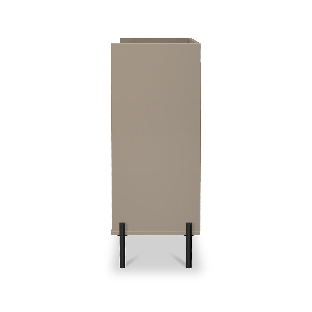 Kenton 4 Drawer Chest Mushroom Matt from Roseland Furniture