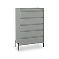 Kenton 5 Drawer Chest Dusk Grey from Roseland Furniture