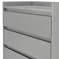 Kenton 5 Drawer Chest Dusk Grey from Roseland Furniture