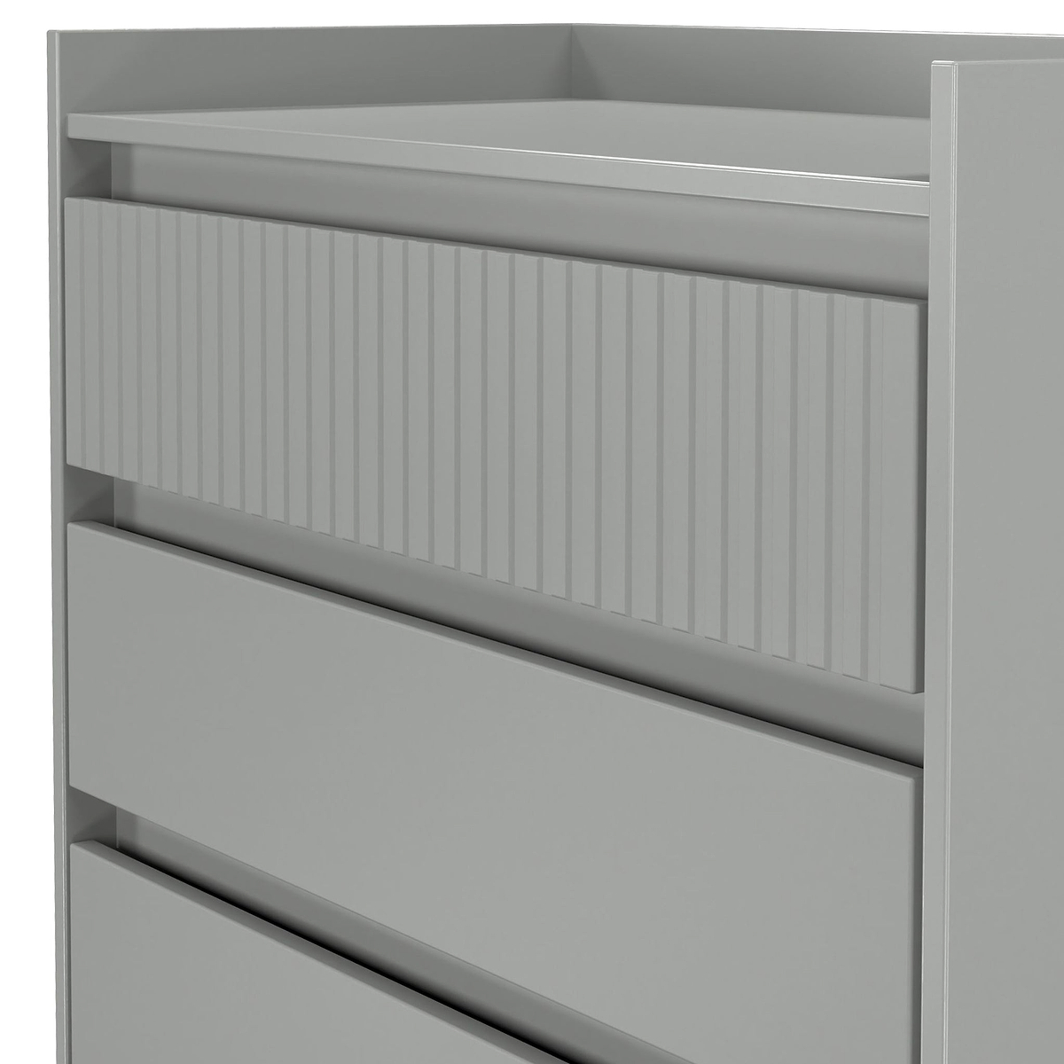 Kenton 5 Drawer Chest Dusk Grey from Roseland Furniture